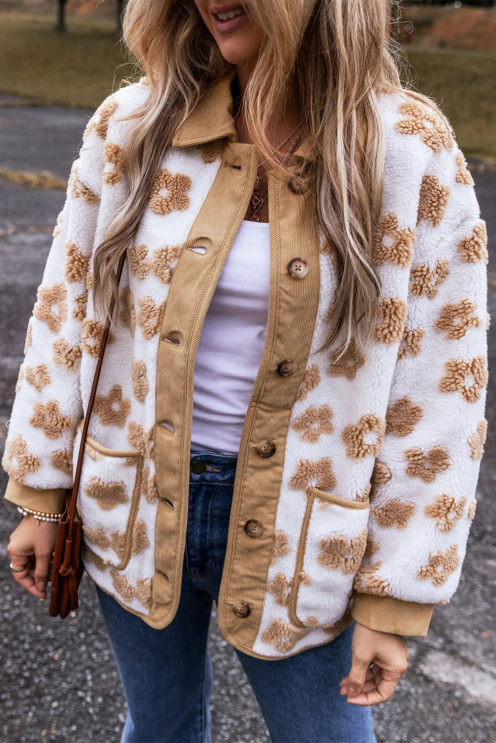 Teresa | Chaqueta Botonera Chic - Blanco