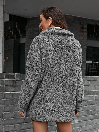 Mirta | Chaqueta Polar Zip - Gris