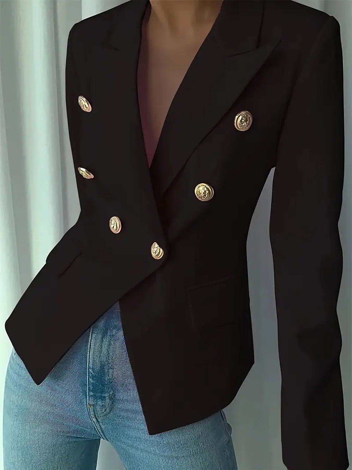 Melissa | Blazer Cuello Solapa con Botones