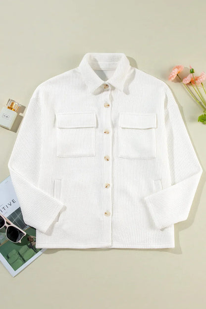 Stella | Chaqueta Botonera Chic - Blanco