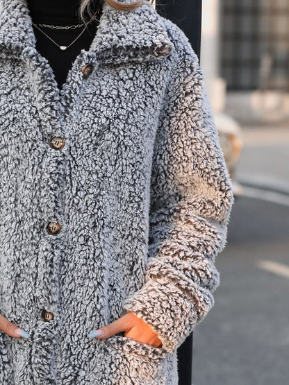 Mia | Chaqueta con Bolsillos - Taupe