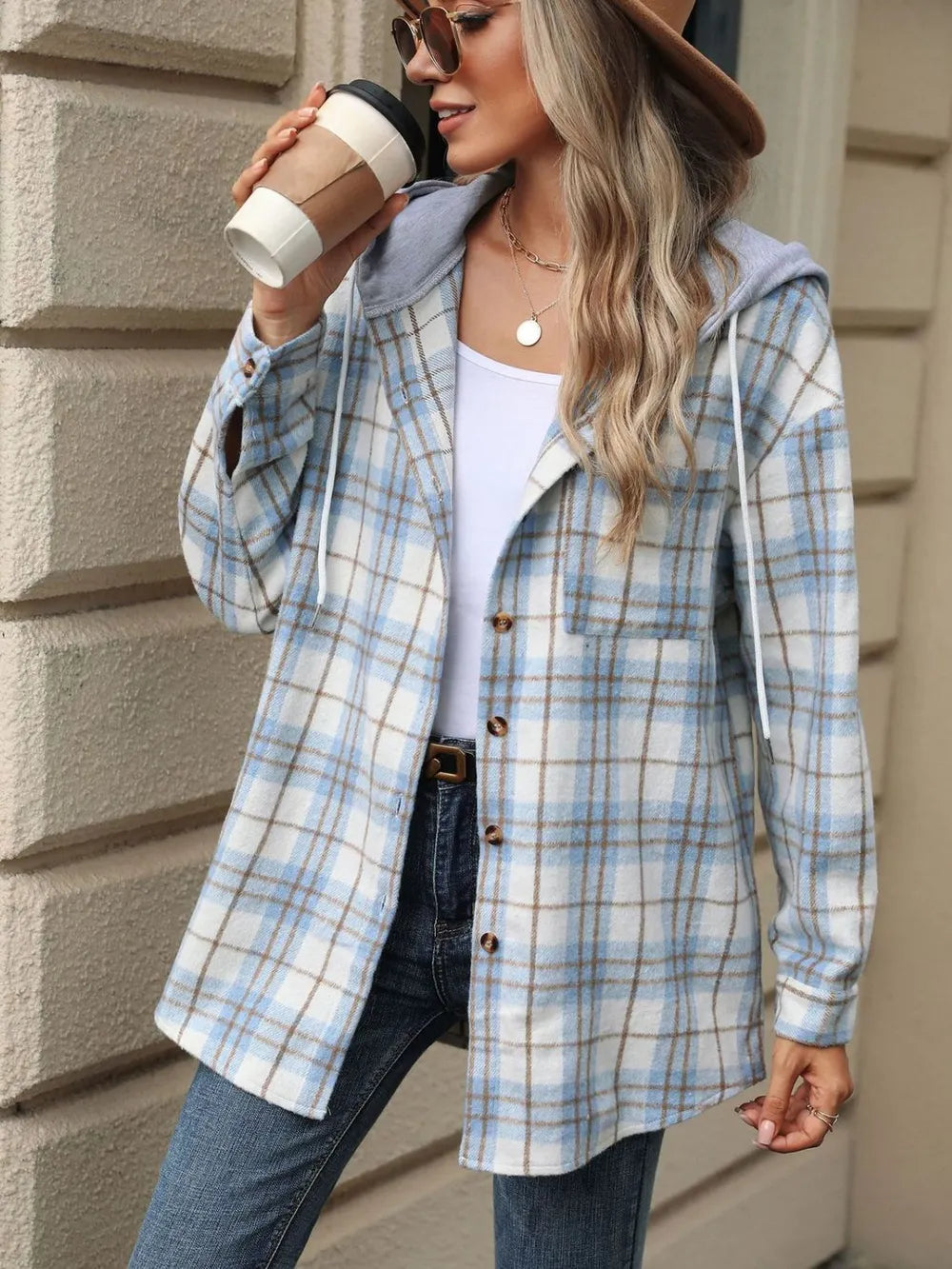 Diana | Chaqueta con Capucha - Verde Claro