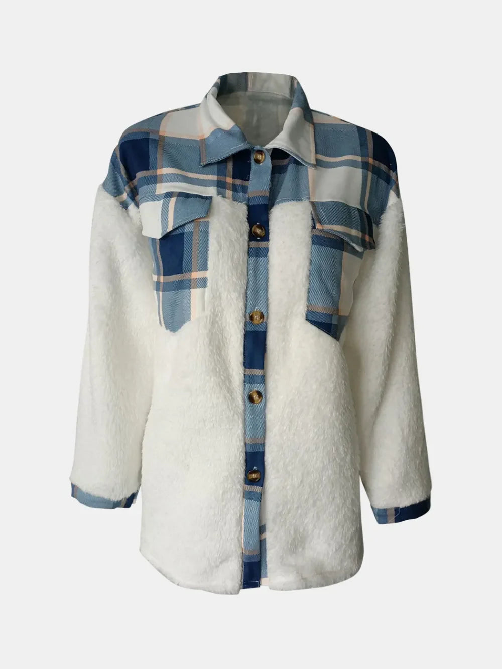 Isadora | Chaqueta Botonera Chic - Dusty Azul