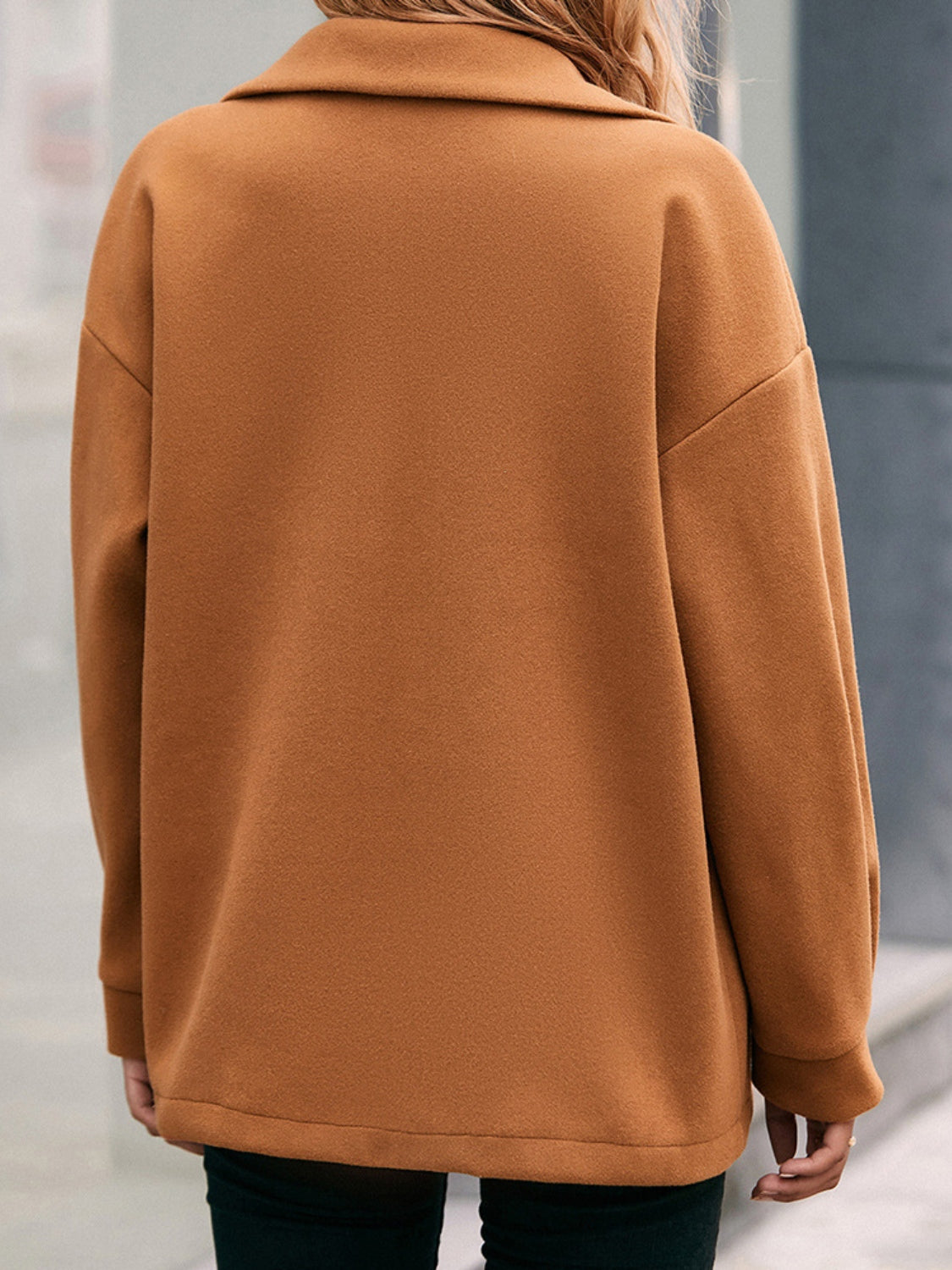Nora | Chaqueta Hombro Caído - Caramelo