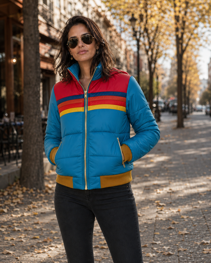 Rainbow | Chaqueta Retro Multicolor