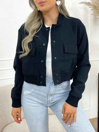 Eliana | Chaqueta con Bolsillos - Indigo