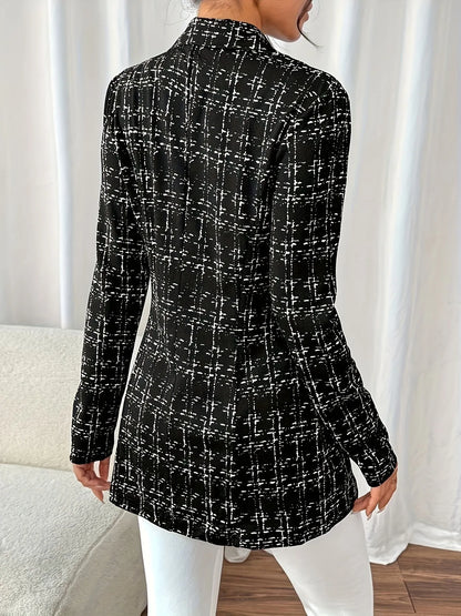 Katia | Blazer Tweed Doble Botonadura