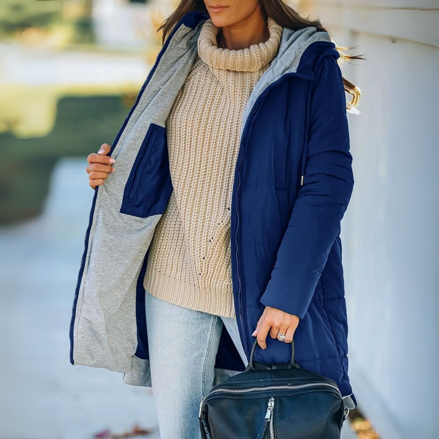 Velvet | Parka Larga con Piel
