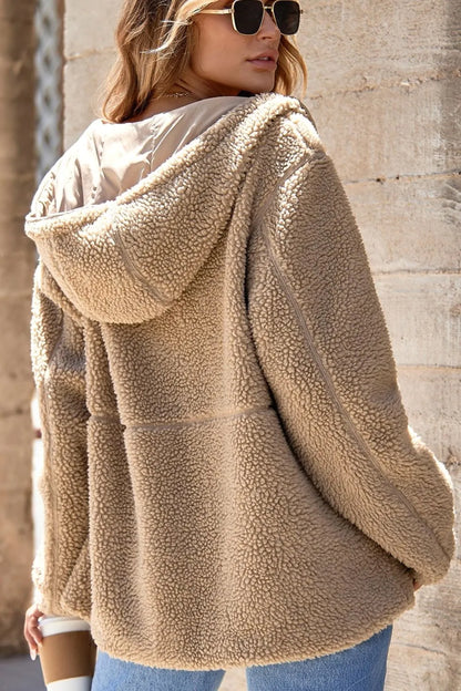 Amparo | Chaqueta con Capucha - Khaki
