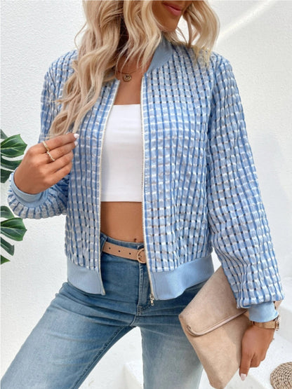 Ámbar | Chaqueta Polar Zip - Blanco