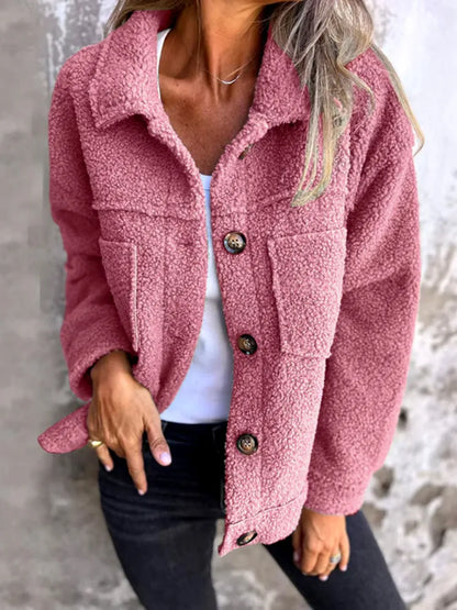 Victoria | Chaqueta Botonera Chic - Gum Leaf
