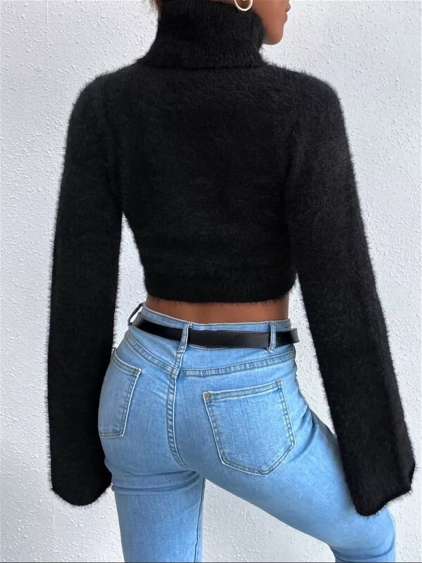Ernestina | Suéter Cuello Alto Flare
