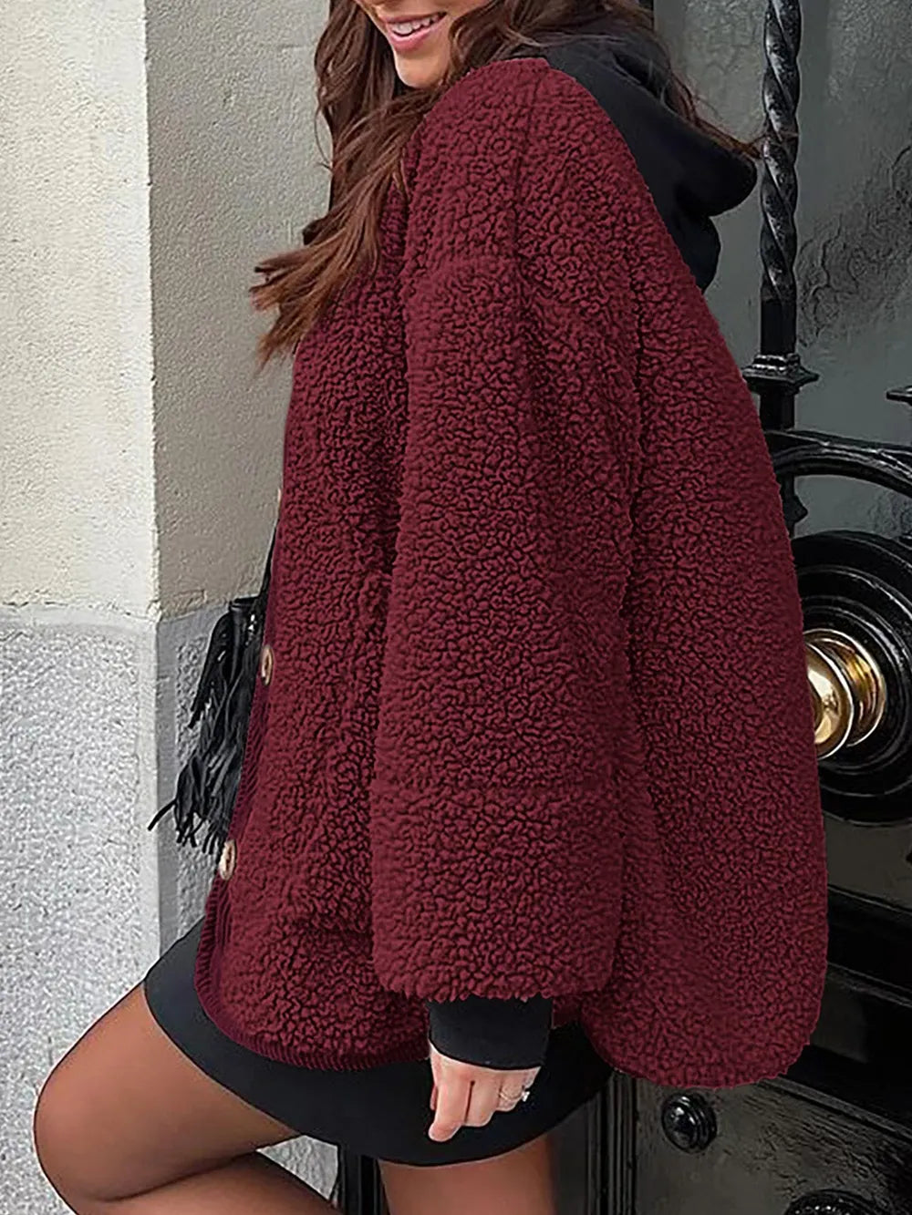 Regina | Chaqueta Sherpa Suave - Crema