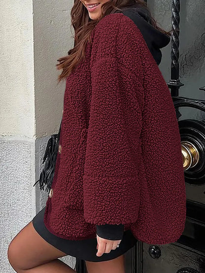 Regina | Chaqueta Sherpa Suave - Crema