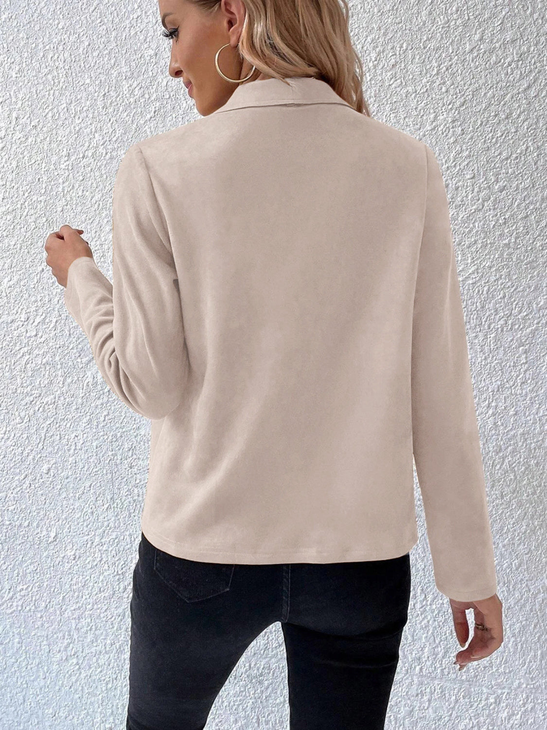 Alejandra | Chaqueta Cuello Estructurado - Caramelo
