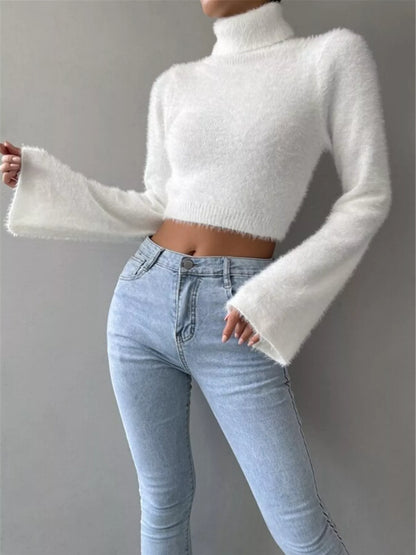 Ernestina | Suéter Cuello Alto Flare