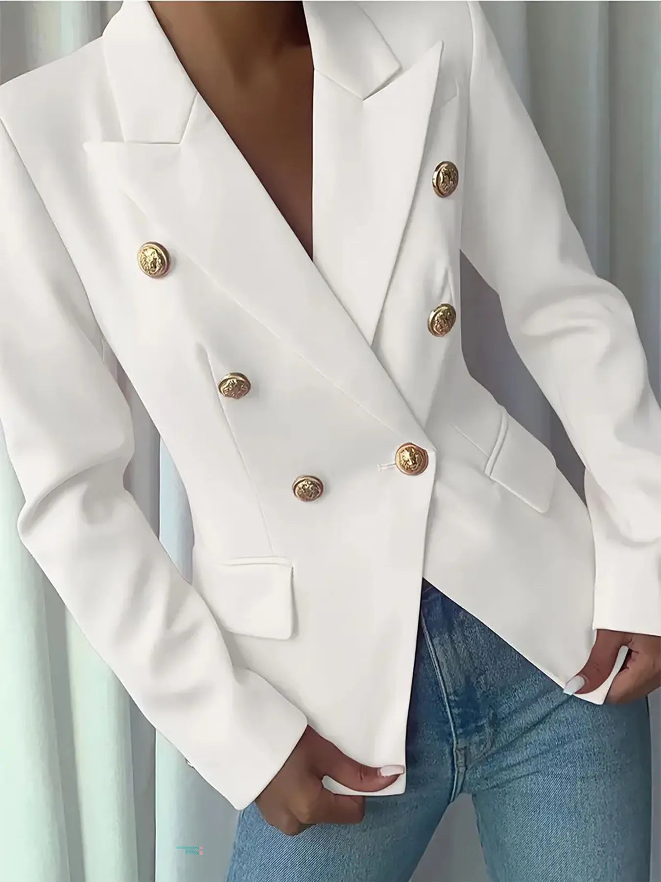 Melissa | Blazer Cuello Solapa con Botones
