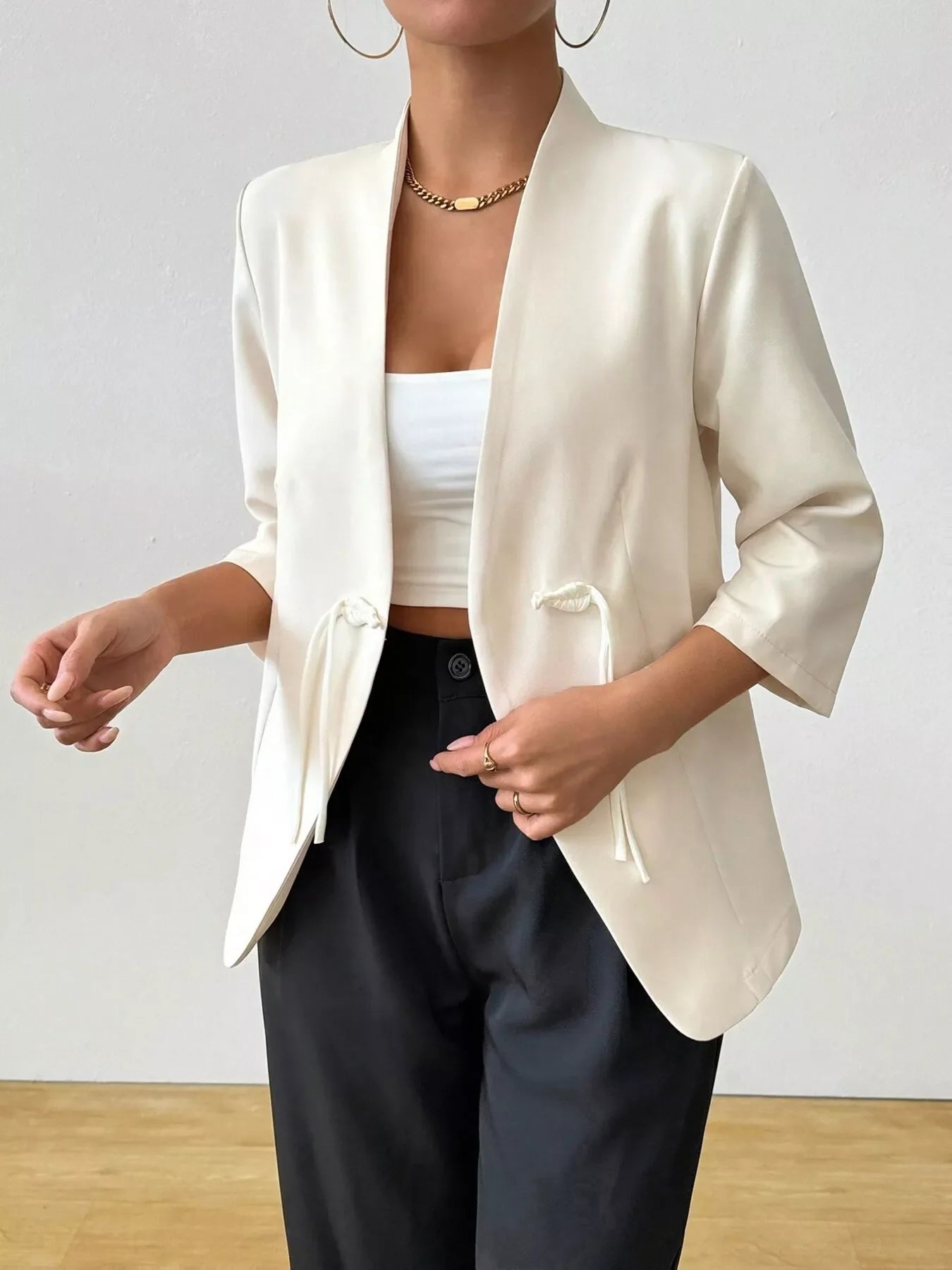 Juana | Blazer Manga Tres Cuartos