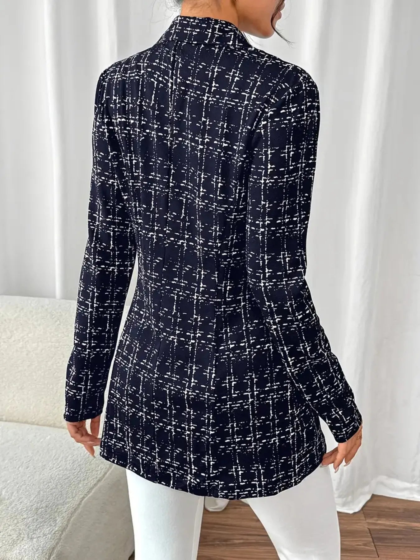 Katia | Blazer Tweed Doble Botonadura