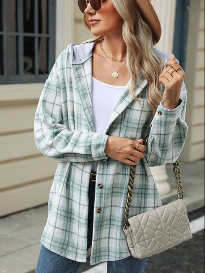 Diana | Chaqueta con Capucha - Verde Claro
