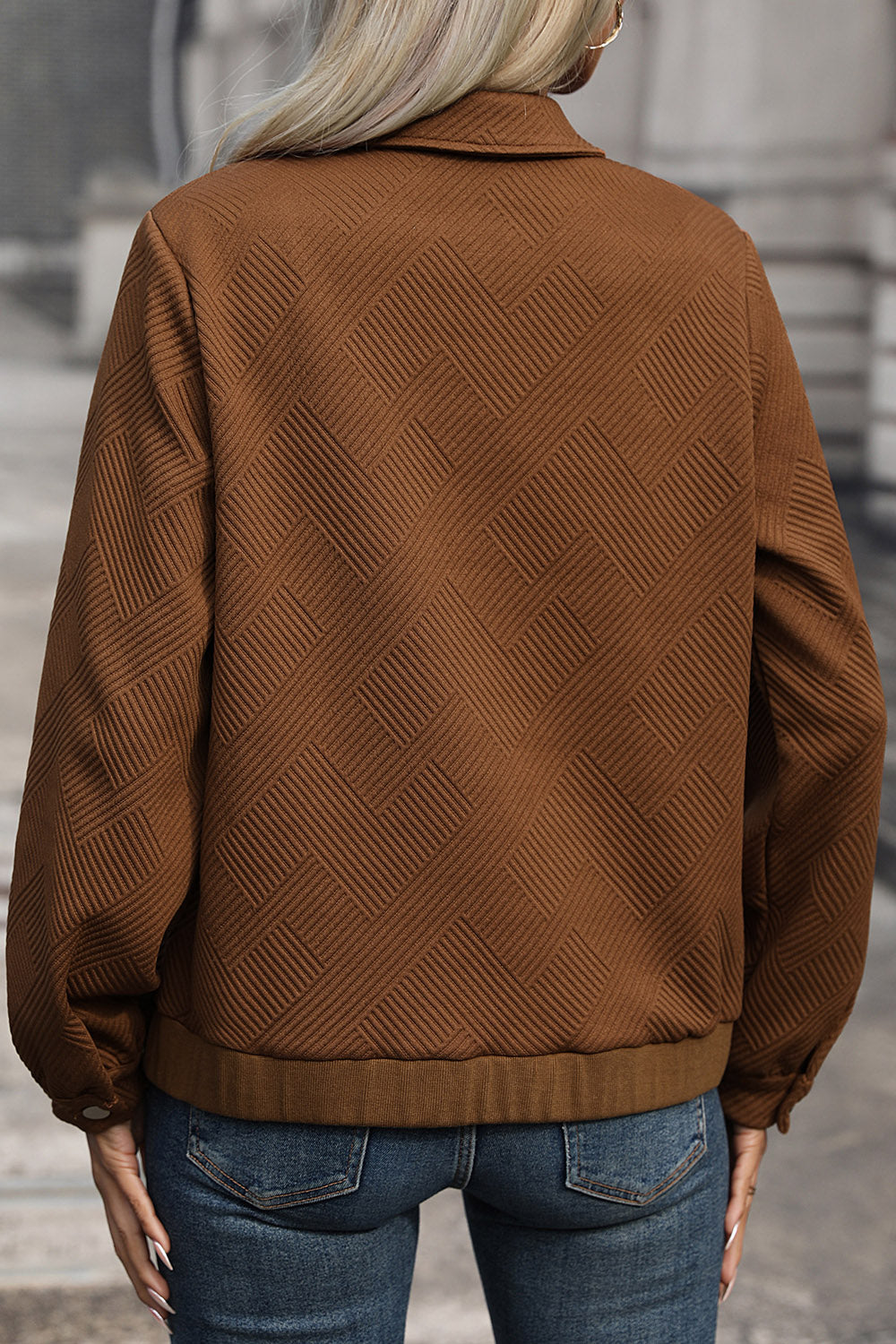 Tamara | Chaqueta Polar Zip - Burnt  Umber