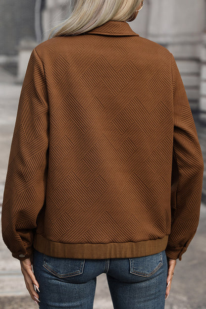 Tamara | Chaqueta Polar Zip - Burnt  Umber