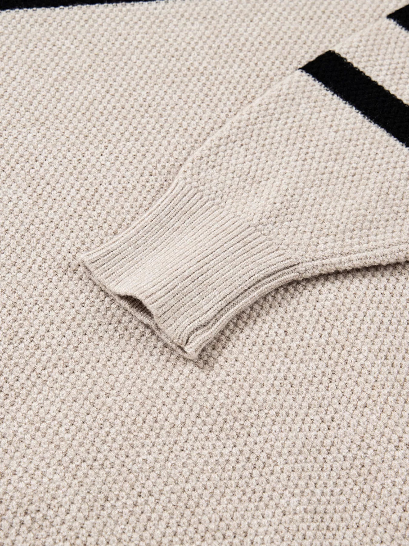 Aminta | Suéter Bicolor Tejido Rayas Detail Casual