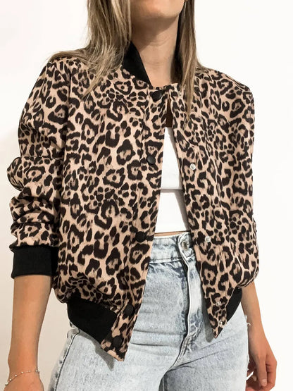 Matilde | Chaqueta con Bolsillos - Leopardo