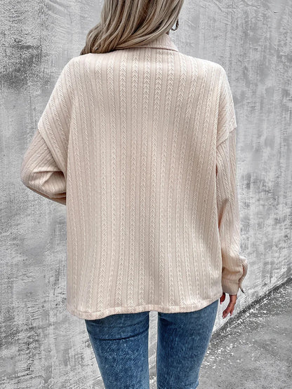 Natalia | Chaqueta Hombro Caído - Beige