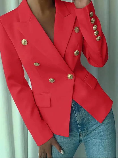 Melissa | Blazer Cuello Solapa con Botones