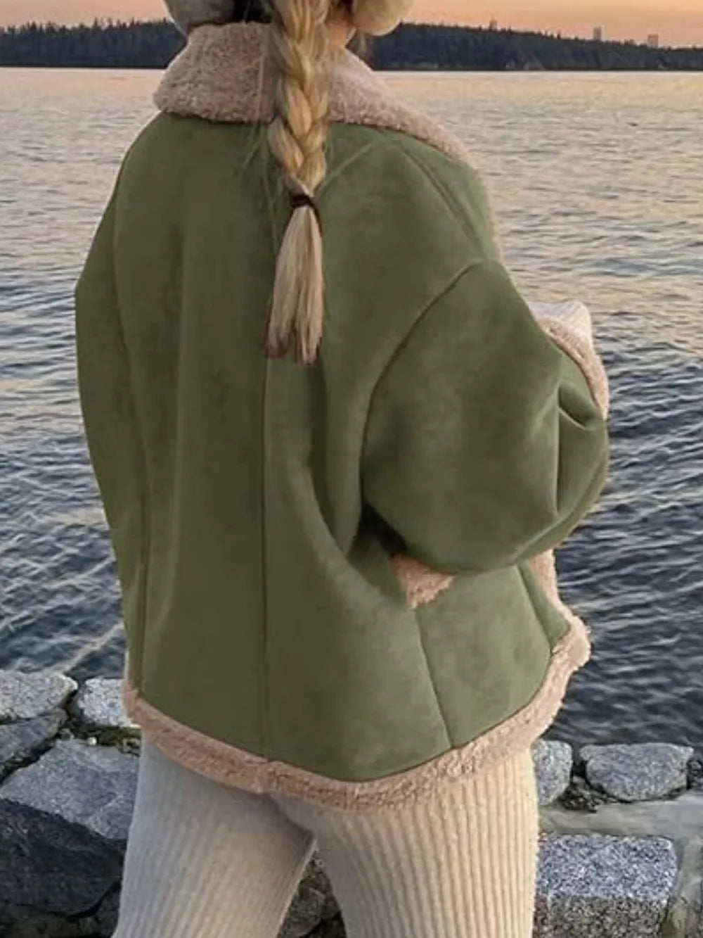 Consuelo | Chaqueta Cuello Estructurado - Ocre
