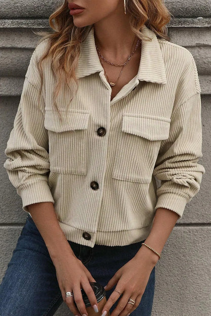 Raquel | Chaqueta con Bolsillos - Tostado
