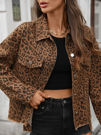 Karla | Chaqueta Print Animal - Leopardo Print