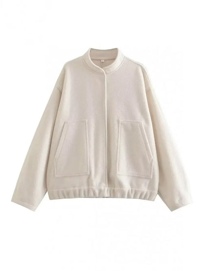 Delfina | Chaqueta Broche Moderno - Blanco