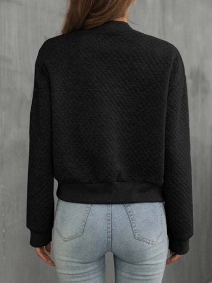 Abril | Chaqueta Polar Zip - Negro