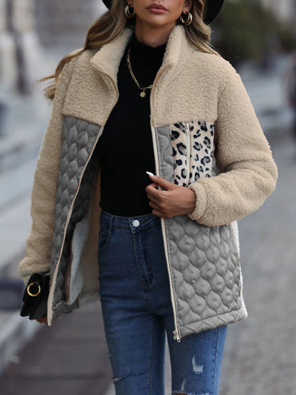 Valentina | Chaqueta Print Animal - Caramelo