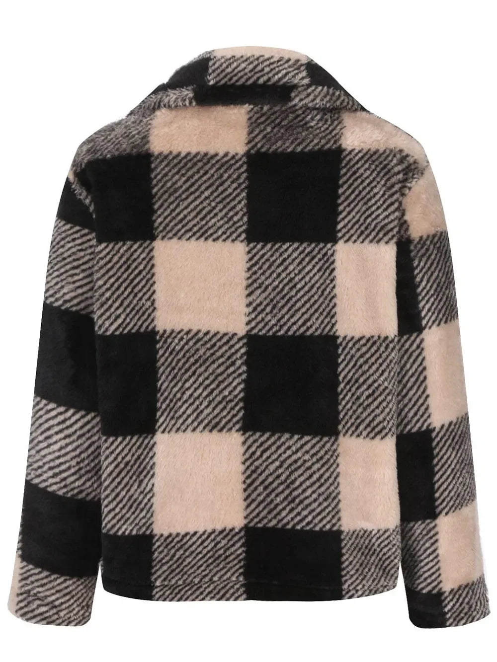 Cecilia | Chaqueta Tartán Elegante - Negro