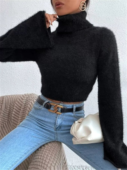 Ernestina | Suéter Cuello Alto Flare