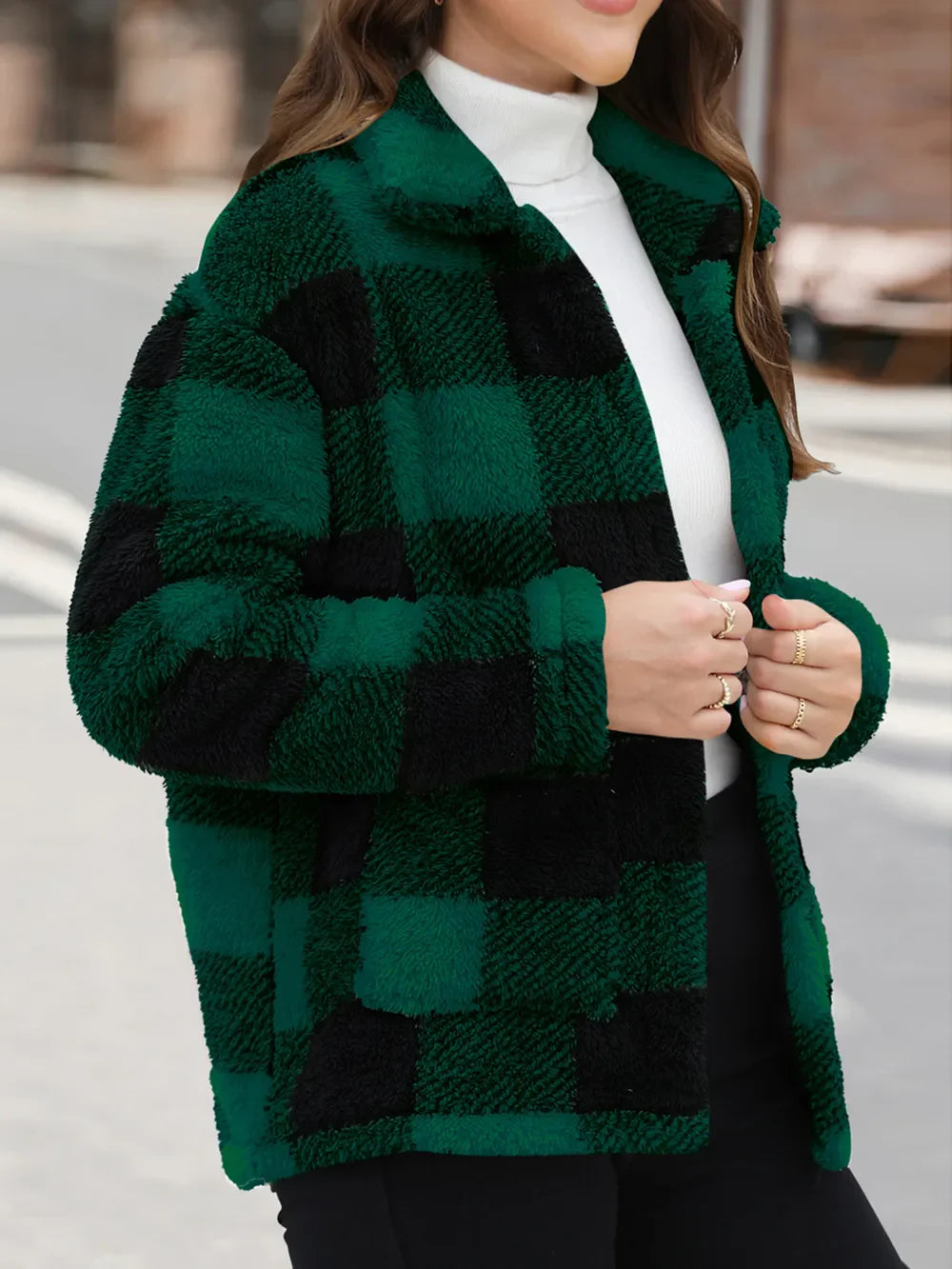 Amelia | Chaqueta Botonera Chic - Deep Rojo