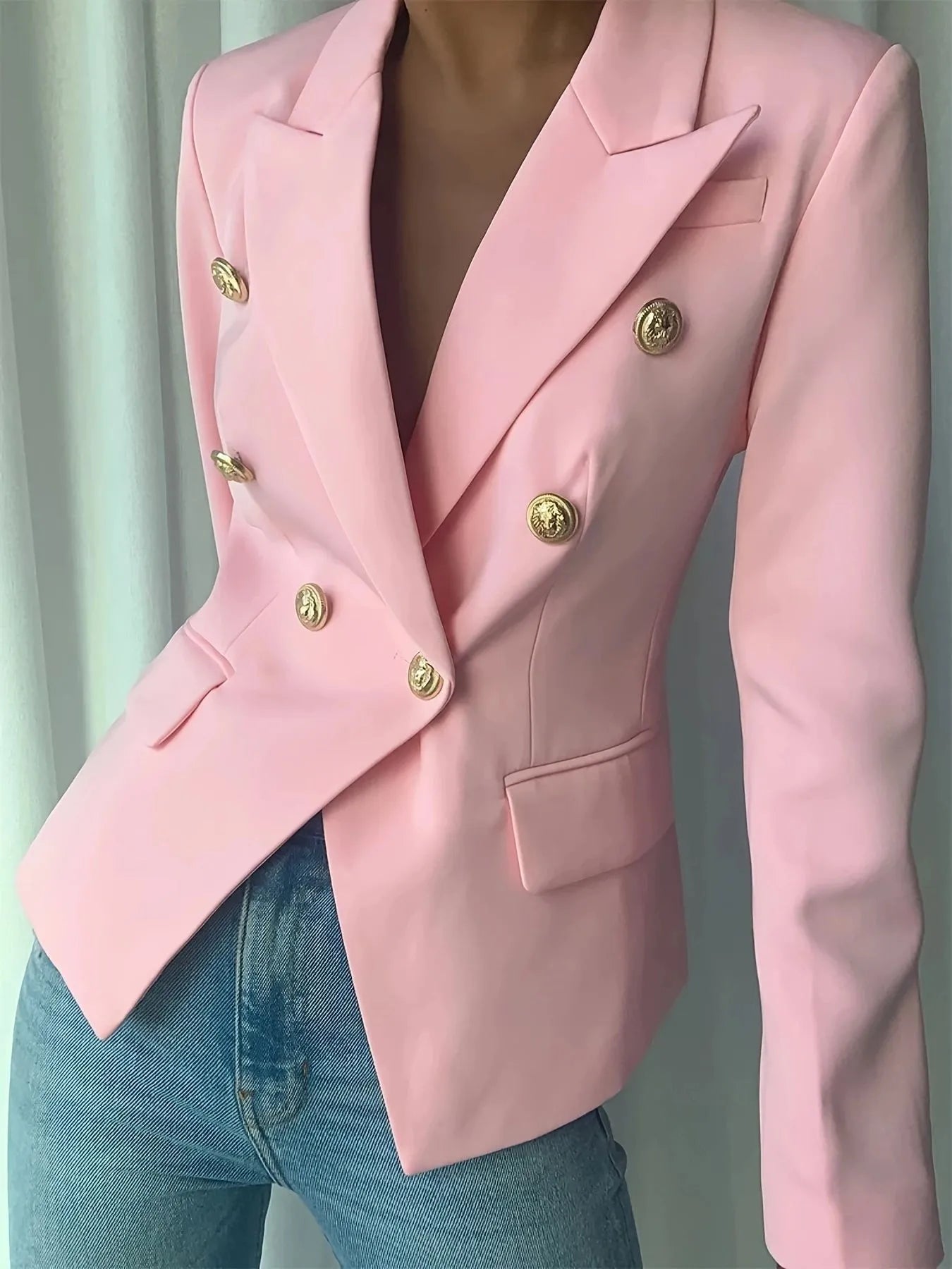 Melissa | Blazer Cuello Solapa con Botones