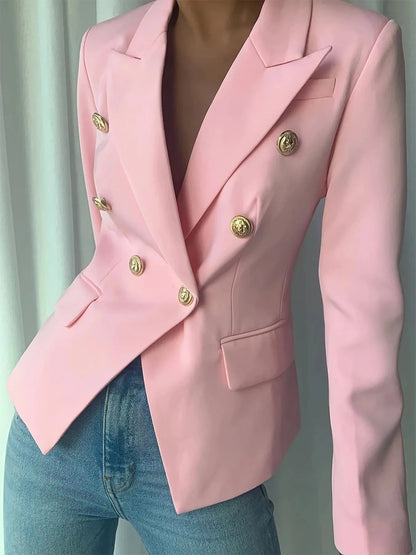 Melissa | Blazer Cuello Solapa con Botones
