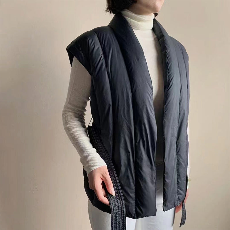 Elegance | Chaleco Acolchado Beige