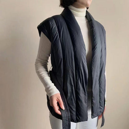 Elegance | Chaleco Acolchado Beige