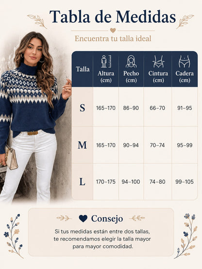 Nórdico | Suéter Geométrico Invierno