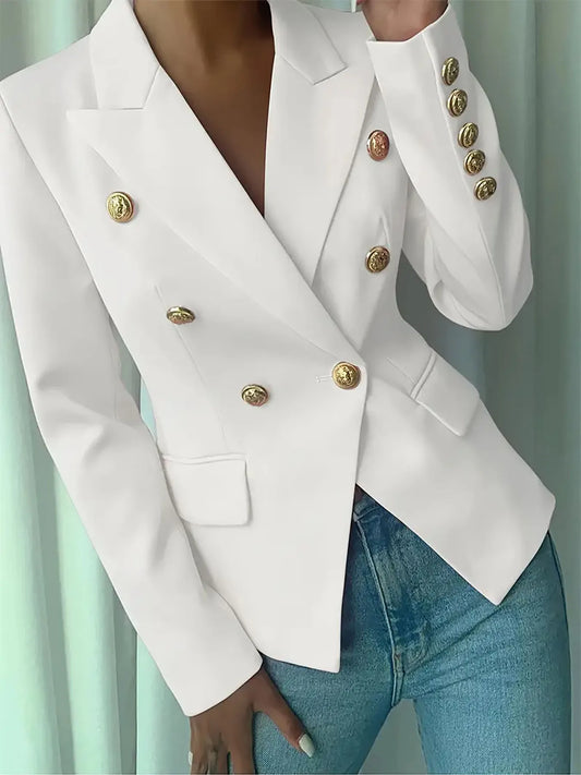 Melissa | Blazer Cuello Solapa con Botones