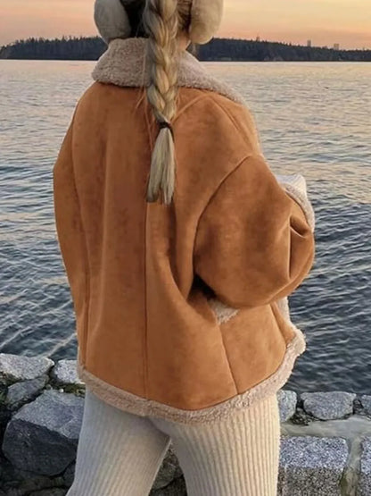 Consuelo | Chaqueta Cuello Estructurado - Ocre