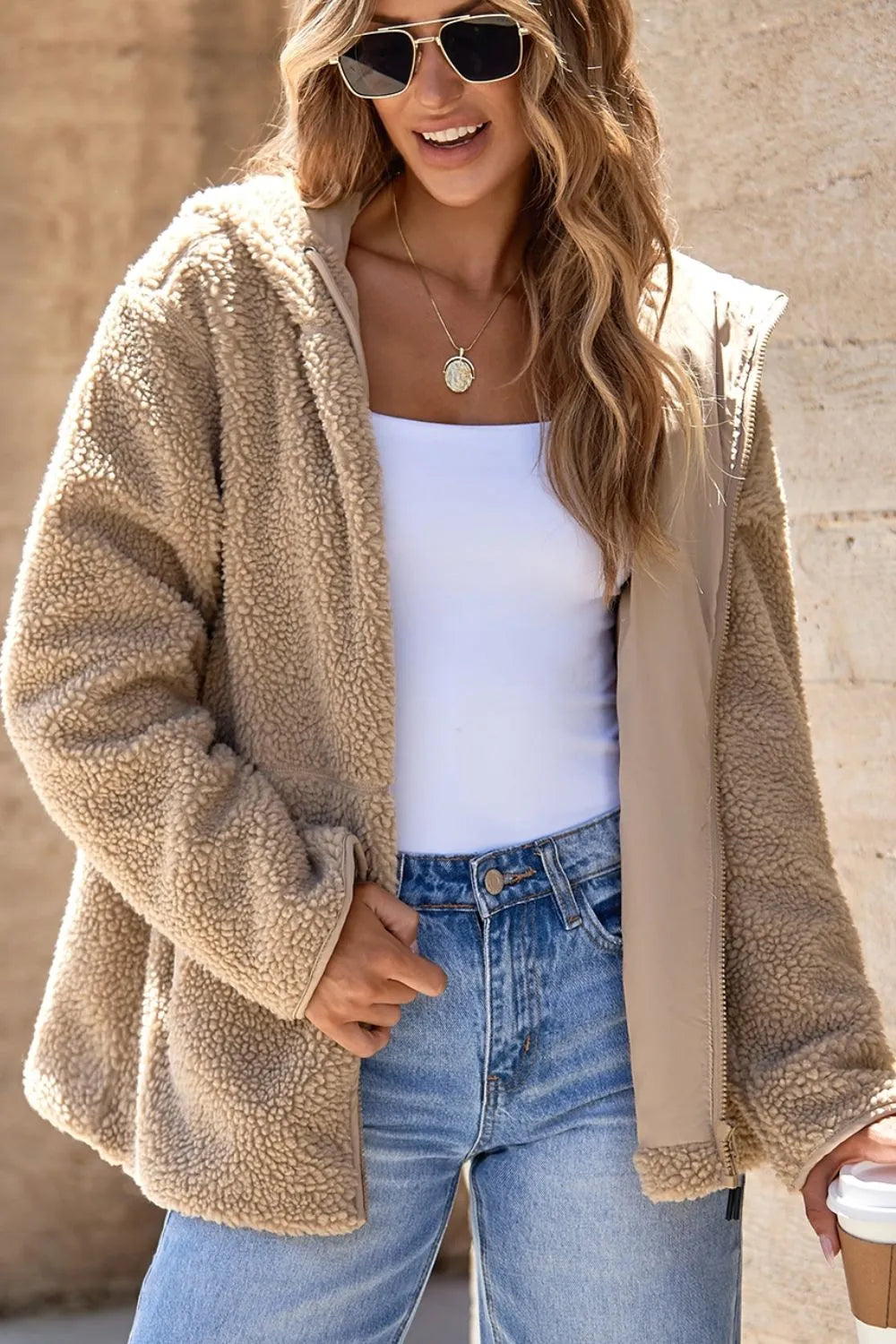Amparo | Chaqueta con Capucha - Khaki
