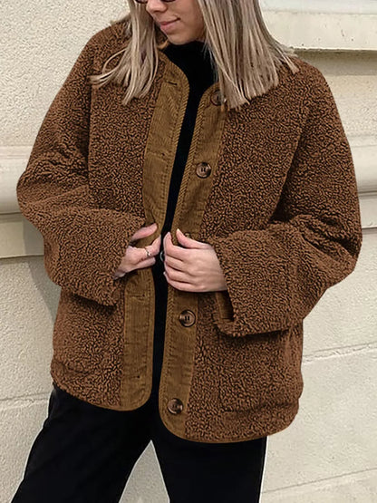 Regina | Chaqueta Sherpa Suave - Crema