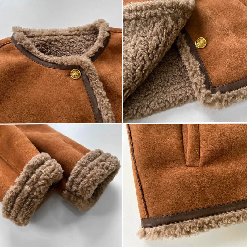 Sierra | Chaqueta Camel con Borrego
