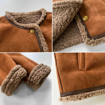 Sierra | Chaqueta Camel con Borrego